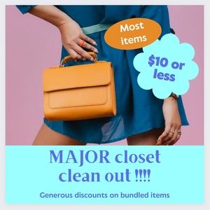 HUGE CLOSET CLEAN OUT SALES!!!